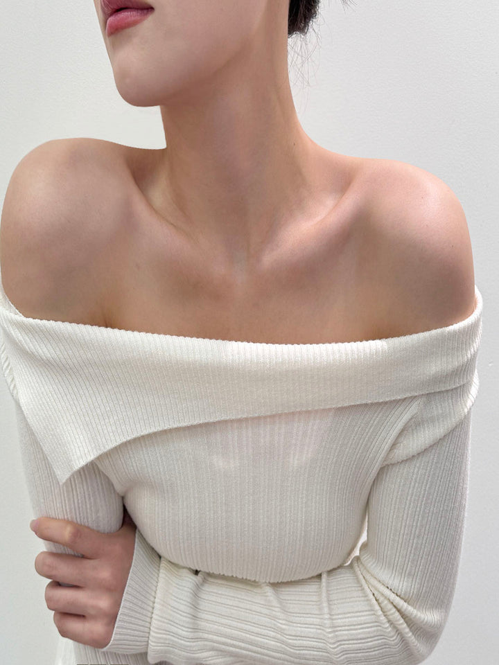 Solid Basic Off Shoulder Dress