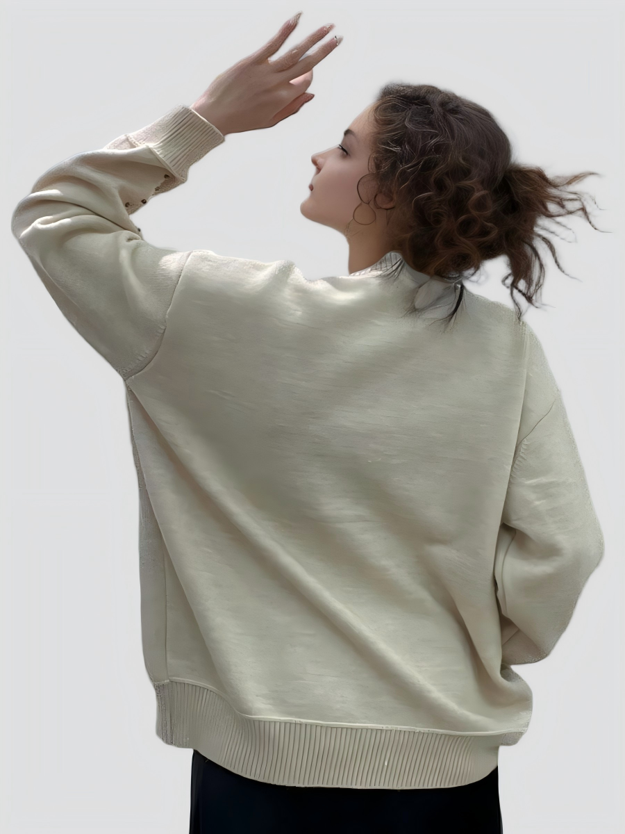 V-Neck Knit Cardigan