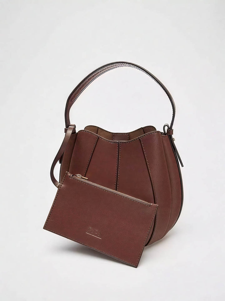 Pumpkin Shaped Crossbody Bag