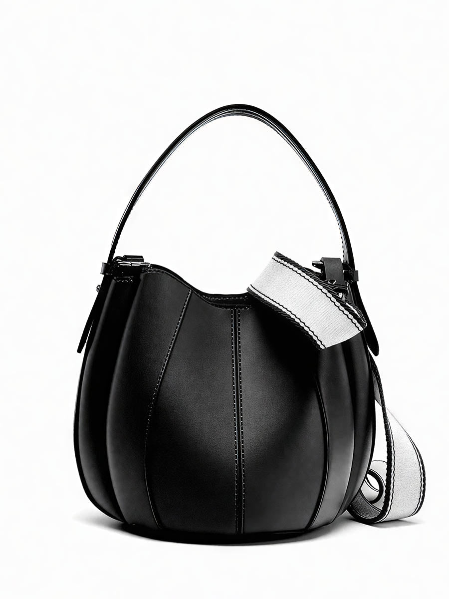 Pumpkin Shaped Crossbody Bag