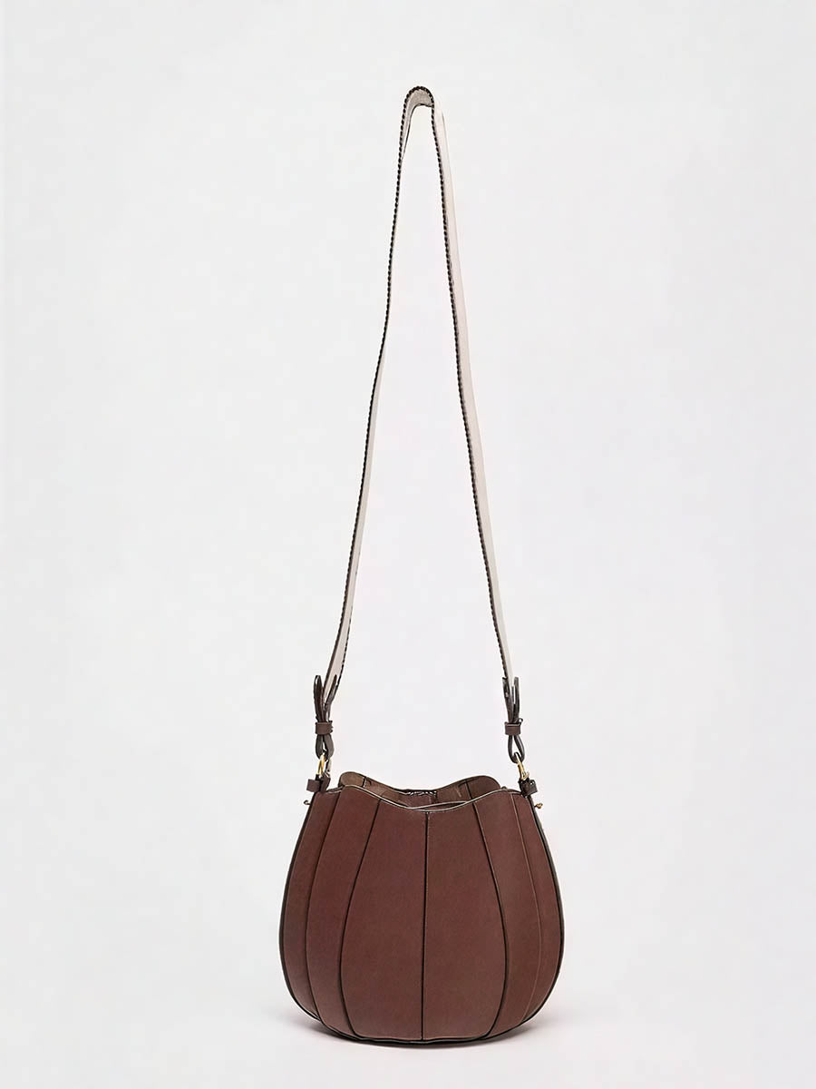 Pumpkin Shaped Crossbody Bag
