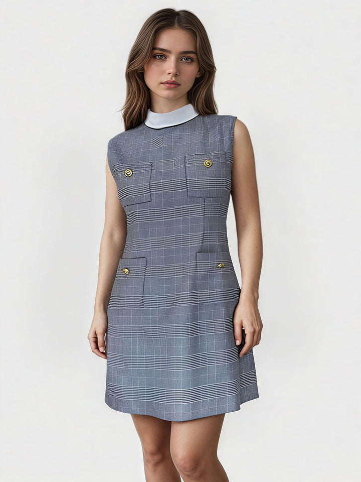 Houndstooth Mini Dress