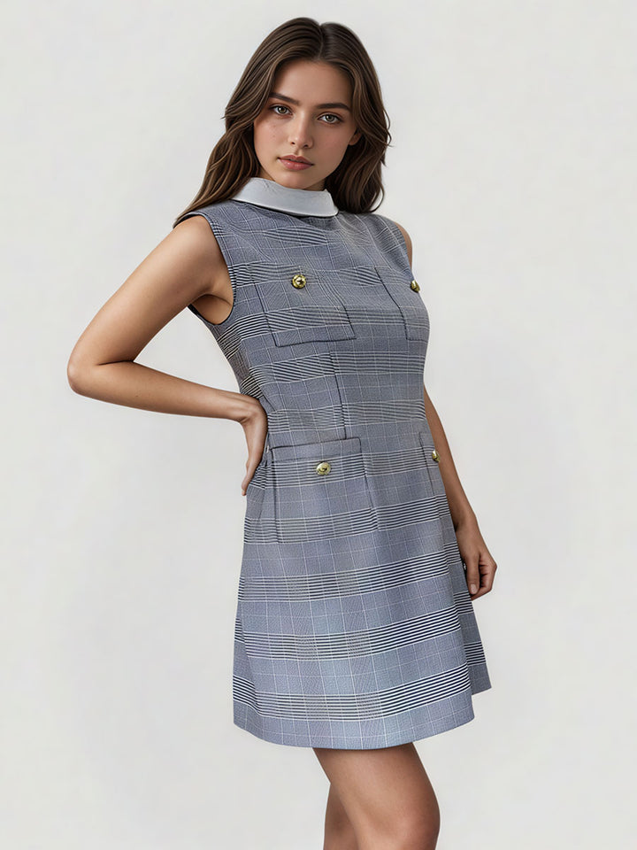 Houndstooth Mini Dress