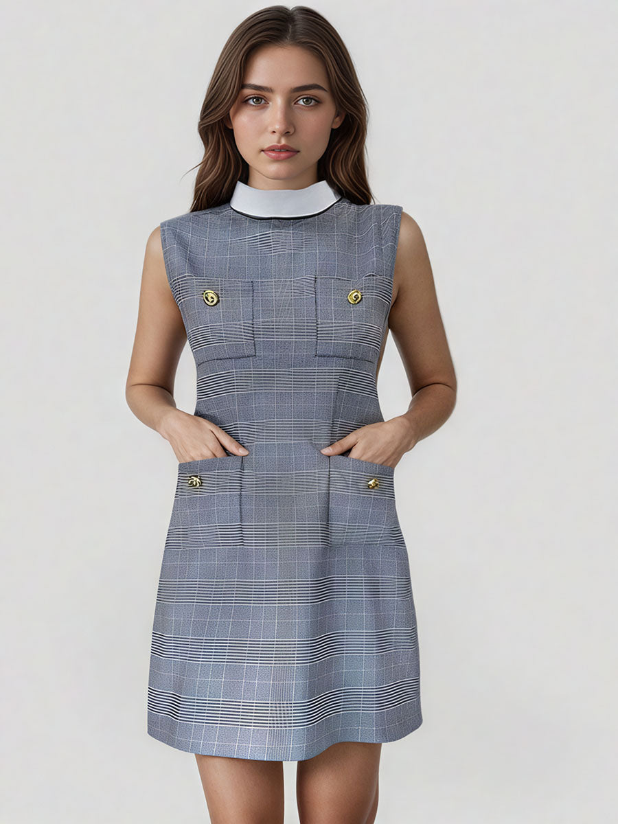 Houndstooth Mini Dress