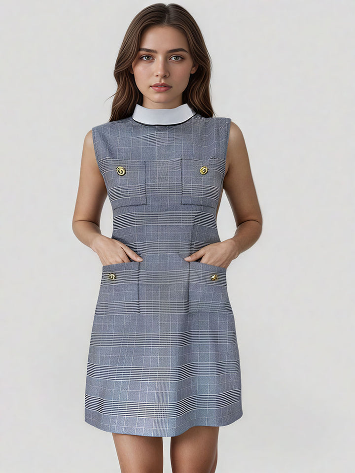 Houndstooth Mini Dress