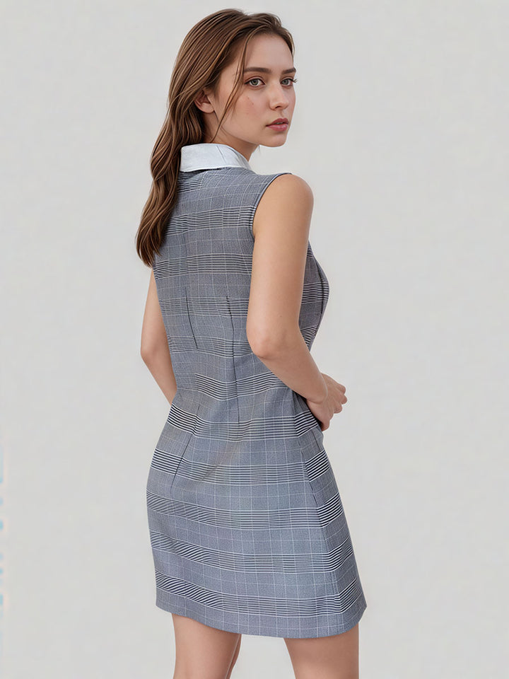 Houndstooth Mini Dress