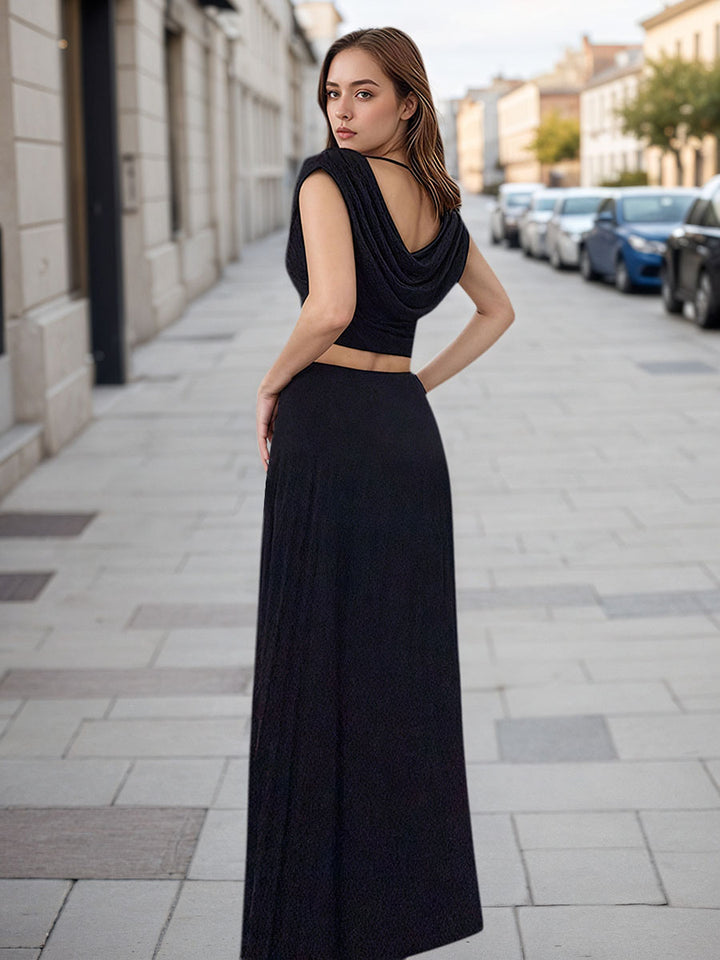 Elegant Mid-Waist Pleated Skirt