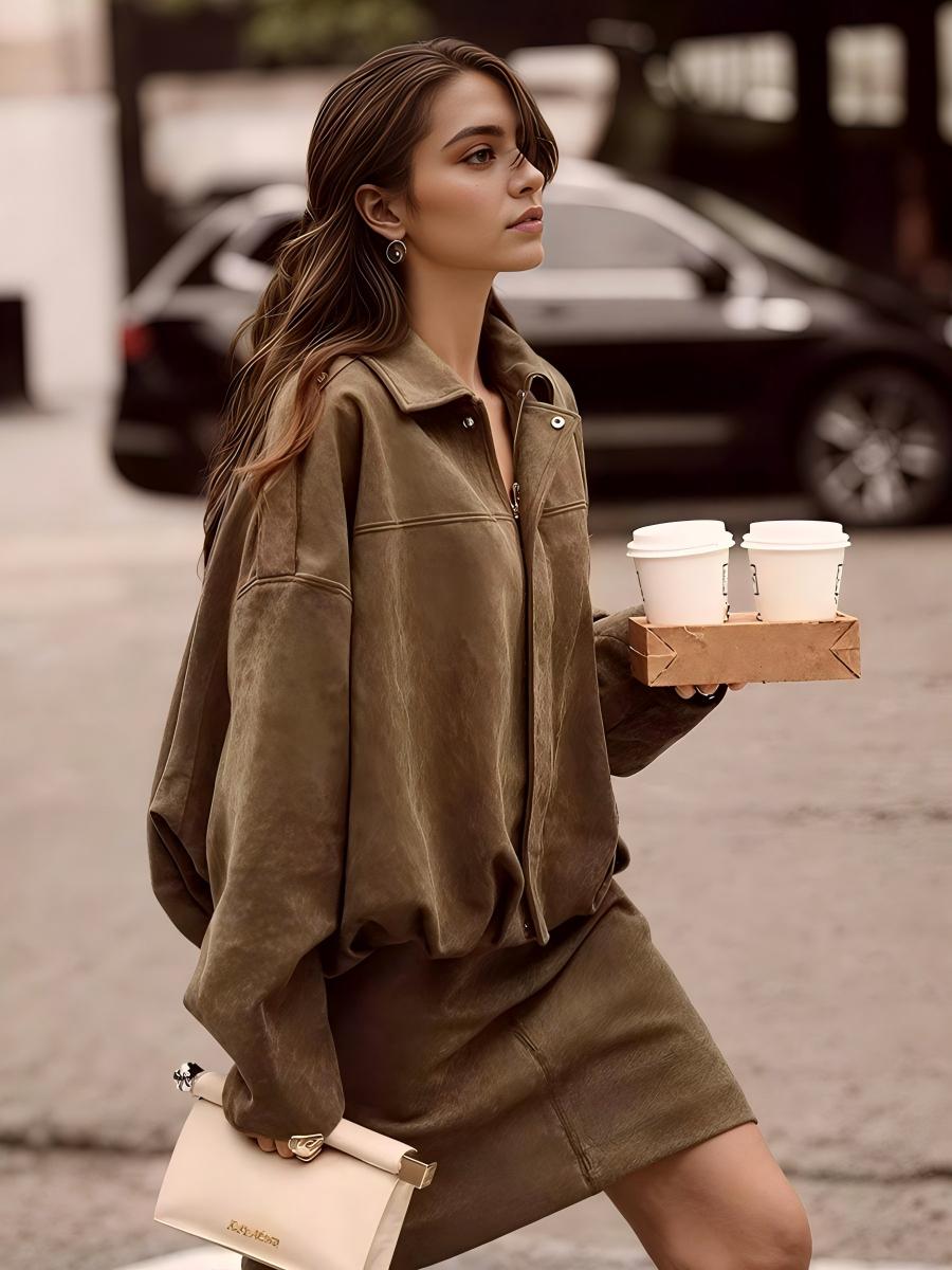 Velvet Feel Pilot Jacket