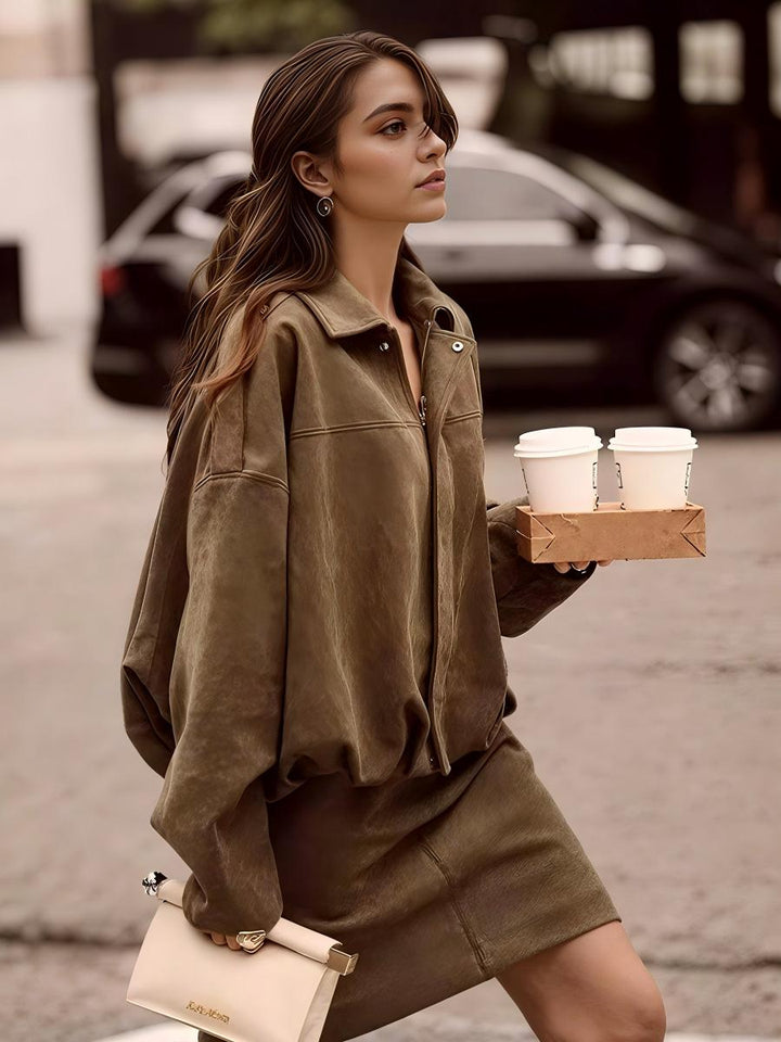 Velvet Feel Pilot Jacket