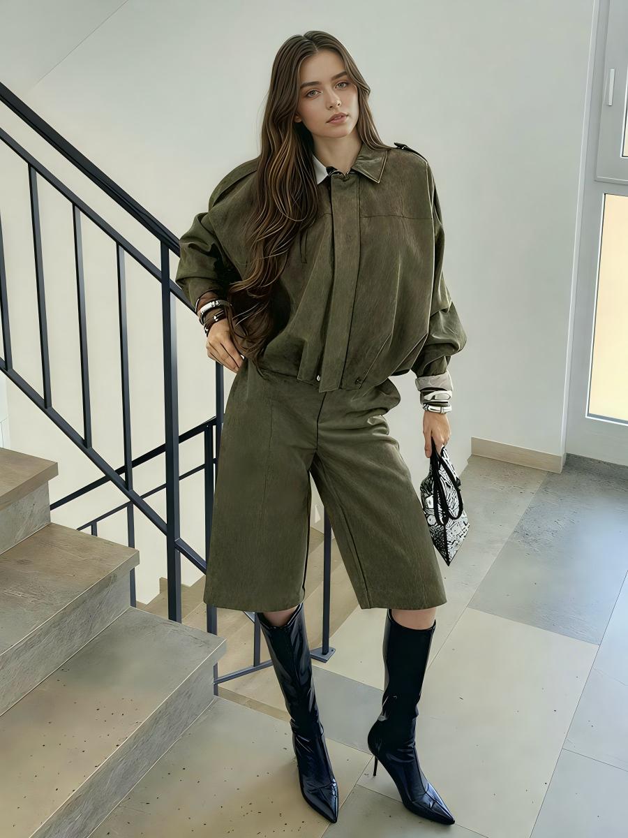 Velvet Feel Pilot Jacket