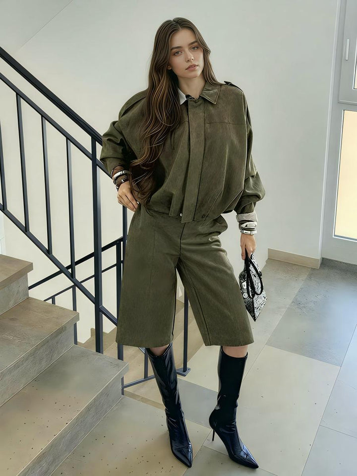 Velvet Feel Pilot Jacket