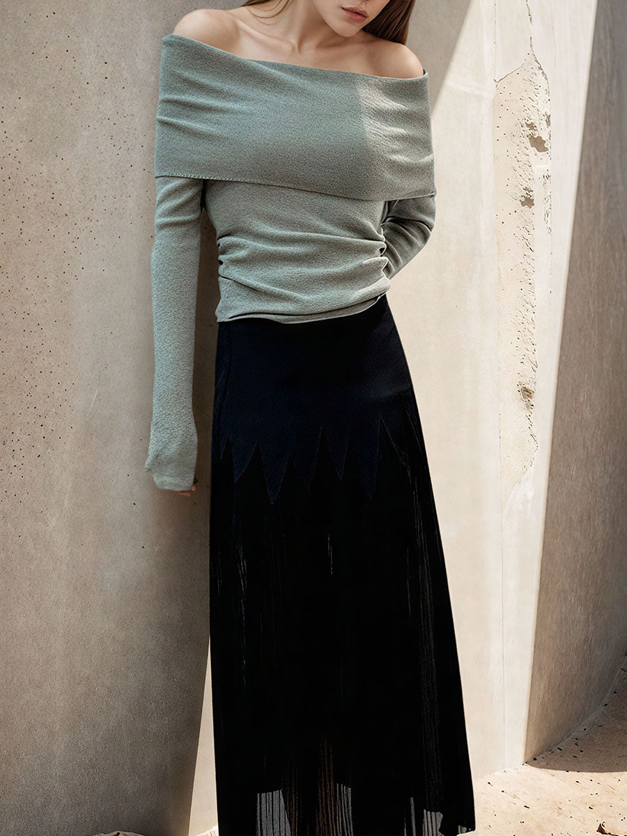 Knit Solid High Stretch Top