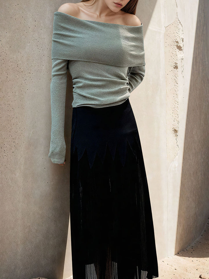 Knit Solid High Stretch Top