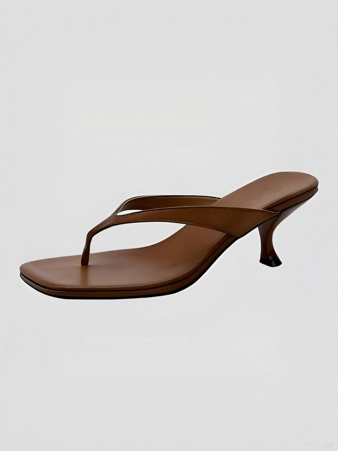 Stylish Square-Toe Flip-Flops