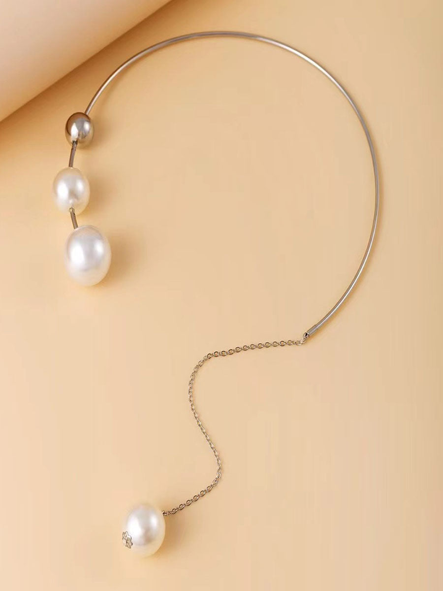 Elegant Lock Choker Necklace