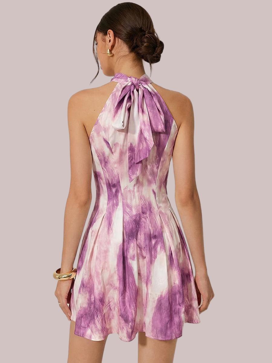 Ink-wash Flower Dress