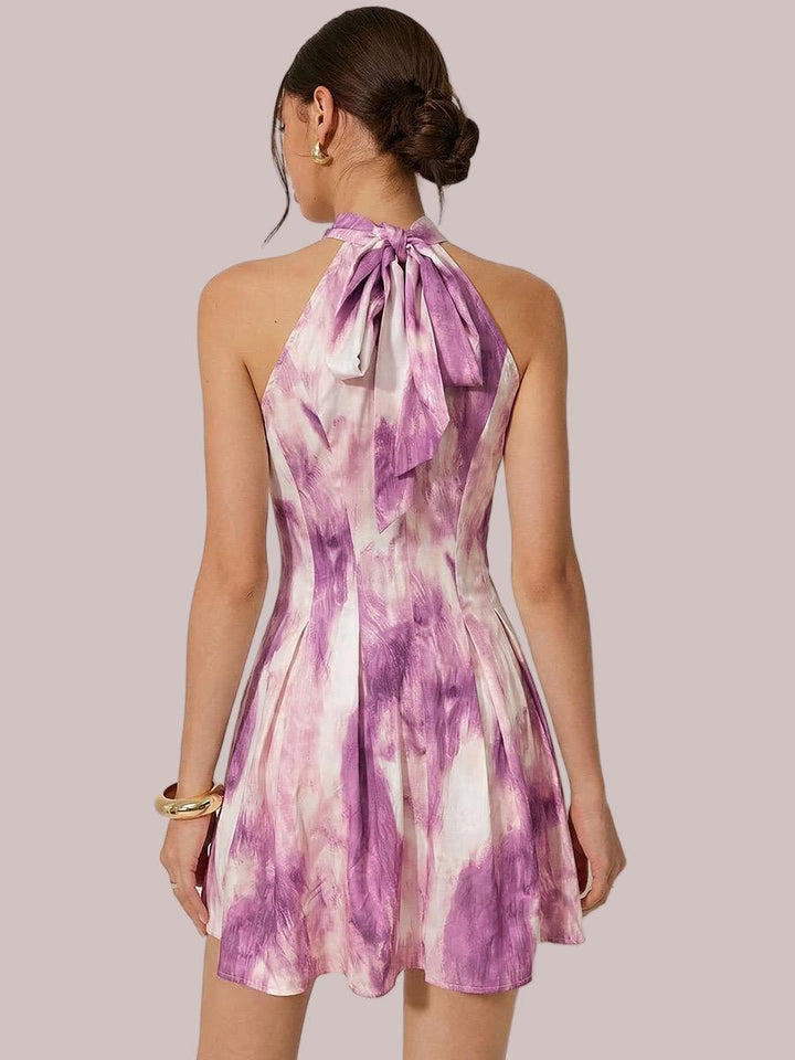 Ink-wash Flower Dress