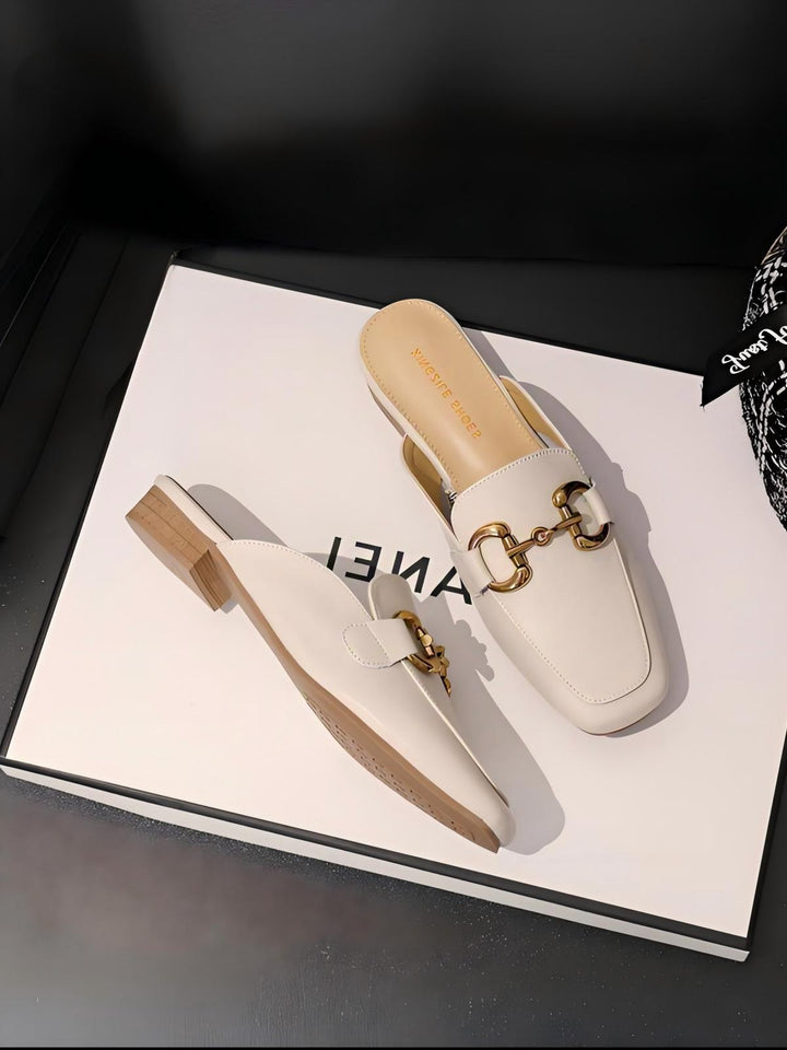 Summer Genuine Leather D-Ring Loafers HONEEAR