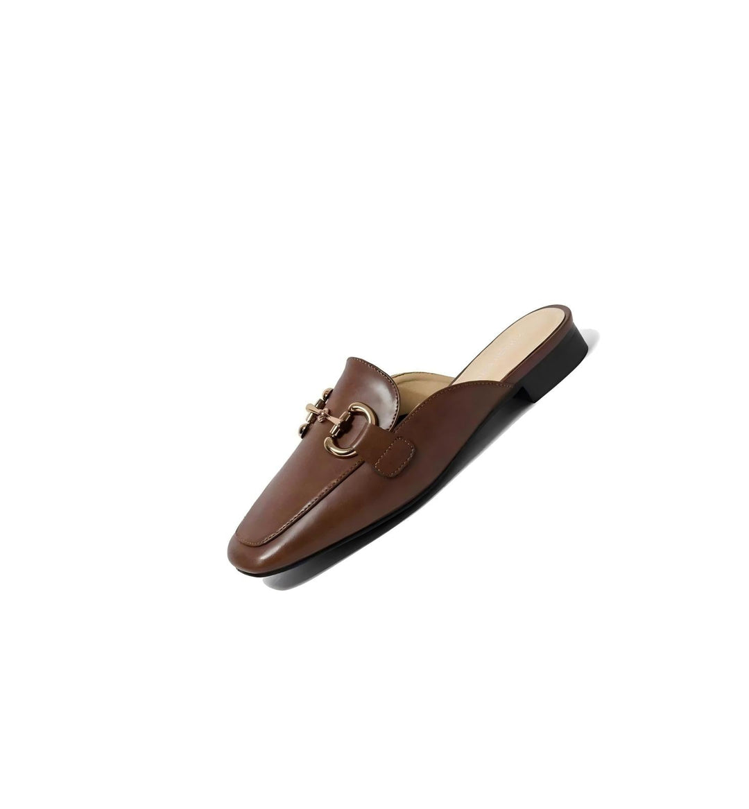 Summer Genuine Leather D-Ring Loafers HONEEAR