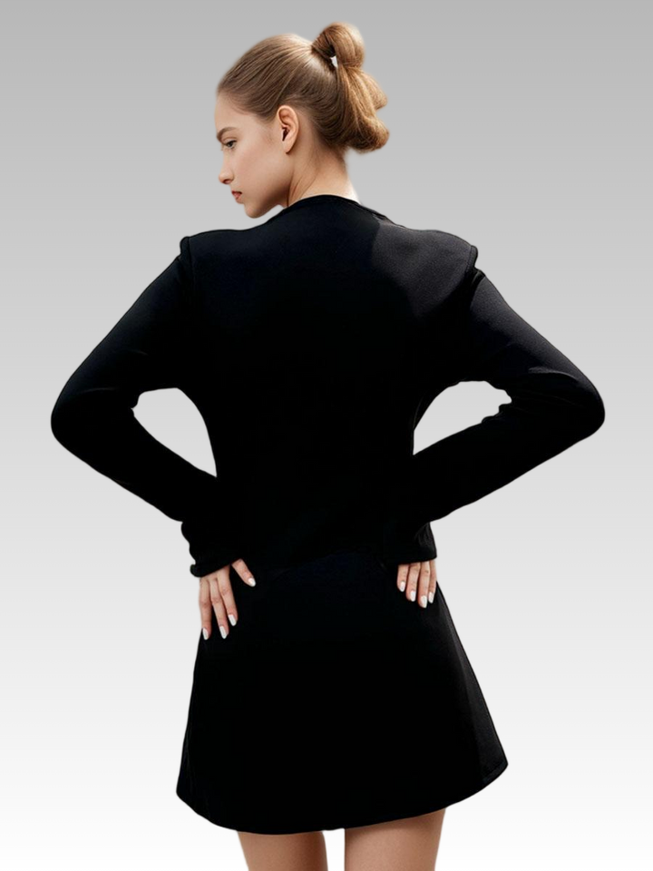 Puff Sleeve V-Neck Blazer