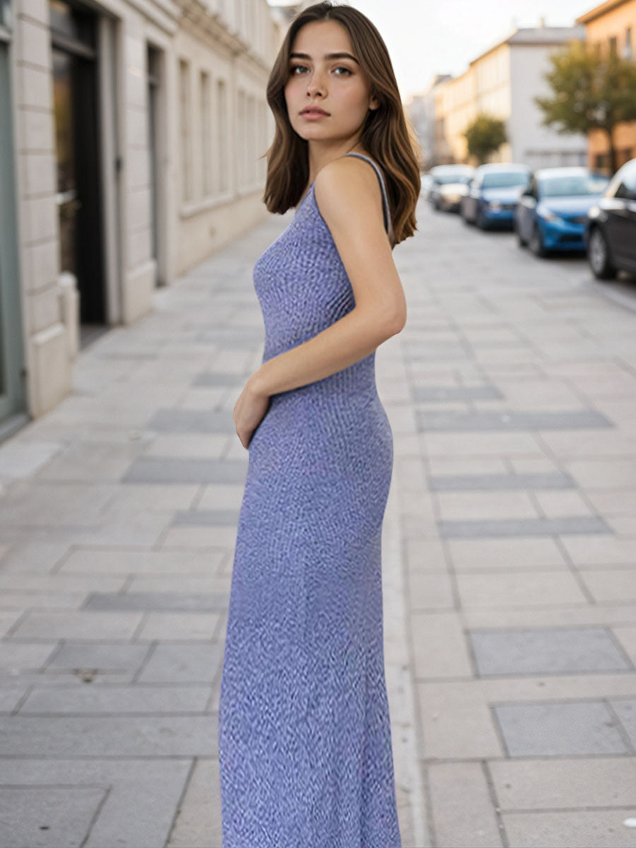 Sleeveless Knit Midi Dress