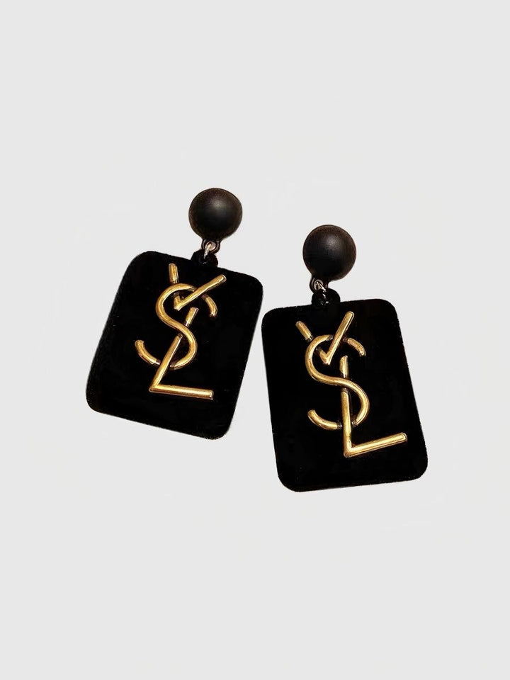 Square Geometric Temperament Earring