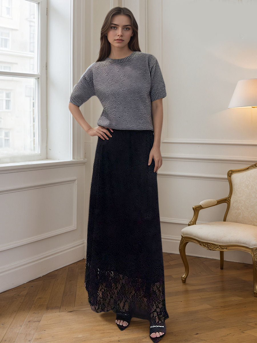 Solid Color Slimming Sweater