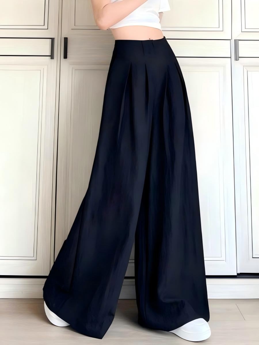 Cotton Linen Wide Leg Pants