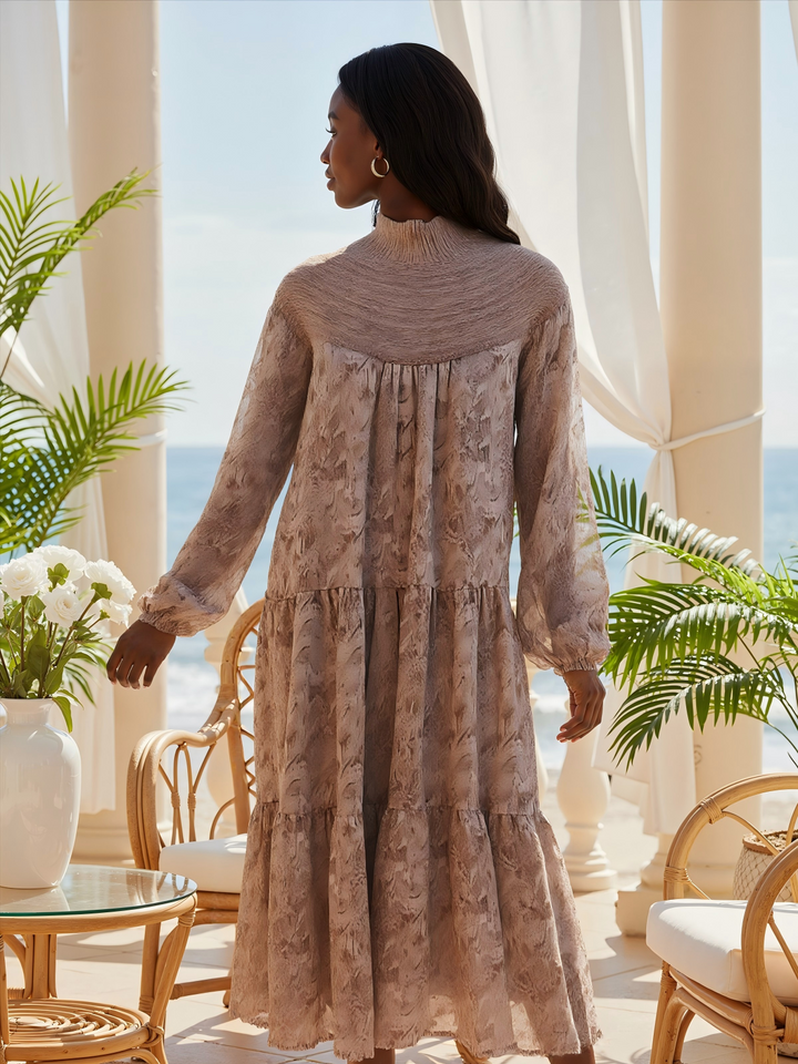 Loose-Fit Retro Shift Dress