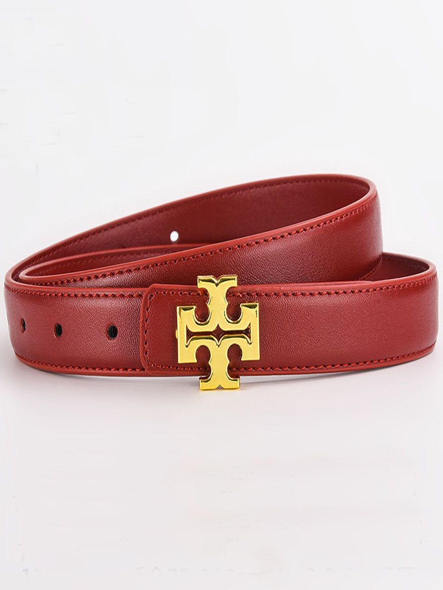 Reversible Slim Belt | Double-Sided Faux Leather