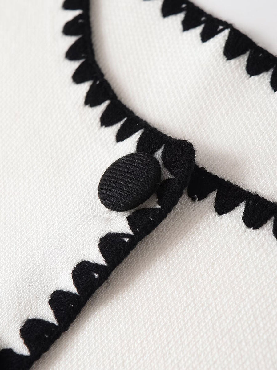 Cropped Sleeveless Sweater