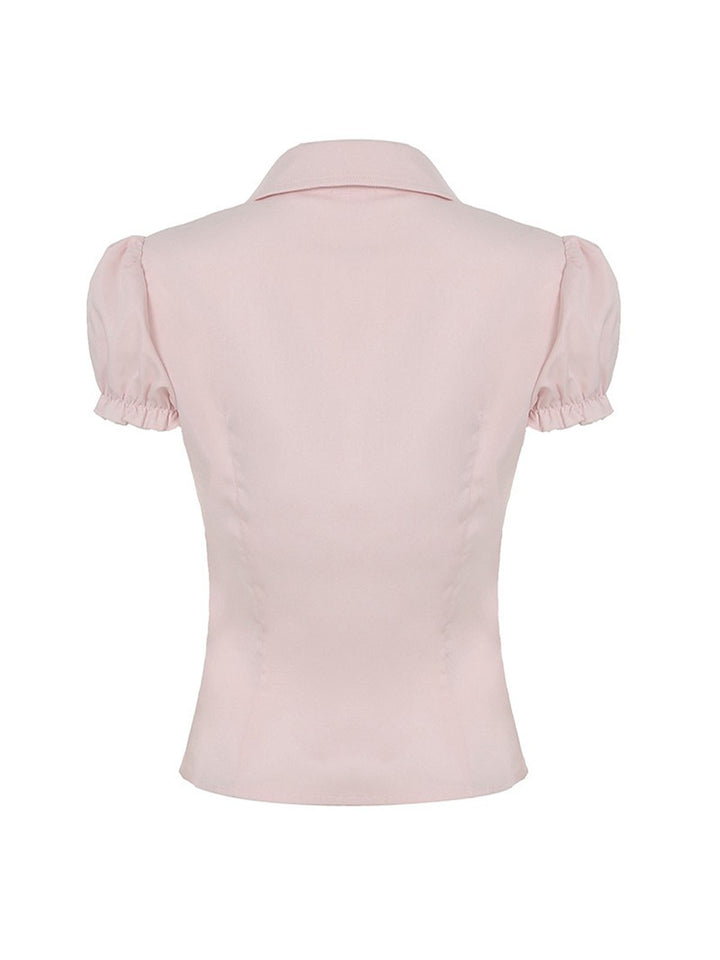 Button-Up Puffy Shirt