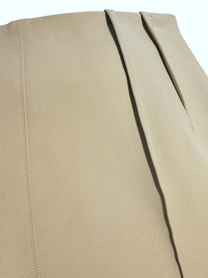 High Waist Midi Straight Slim Skirt