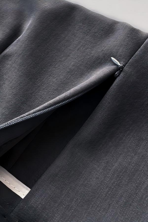 Solid Color Pleated Skirt