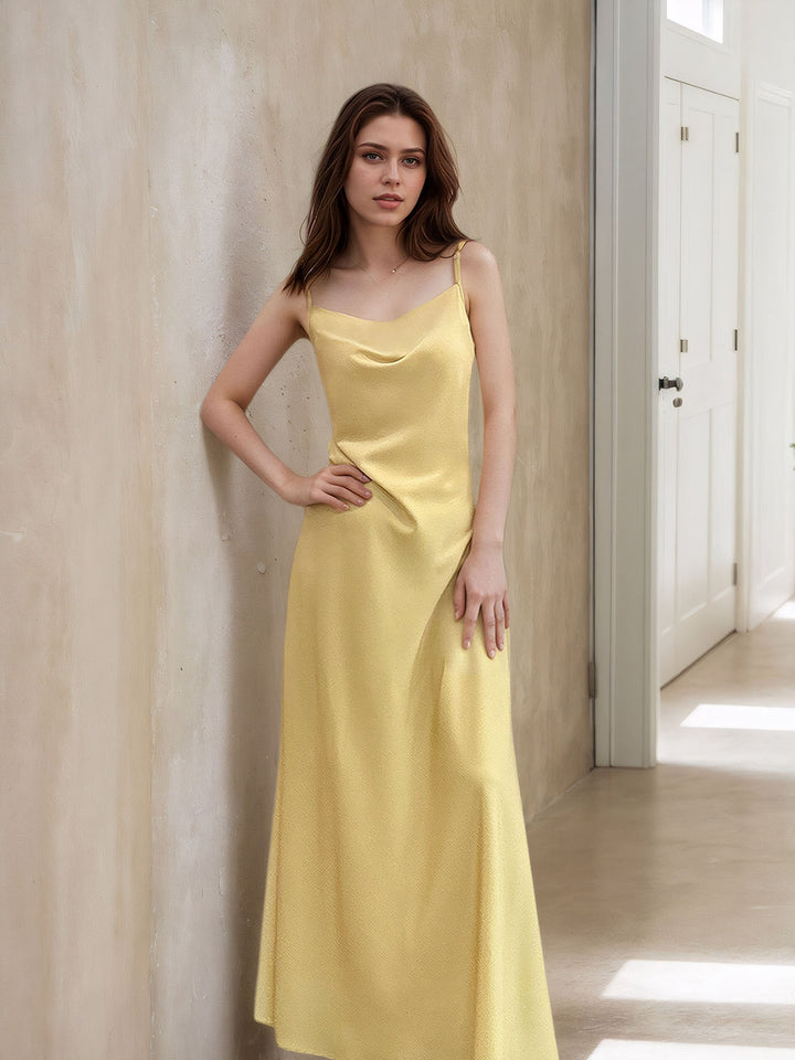 Elegant Satin Long Dress