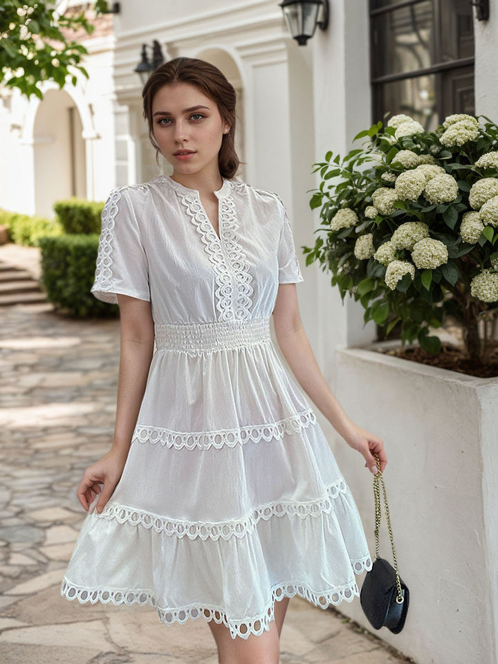 Boho Beach Patchwork Dress