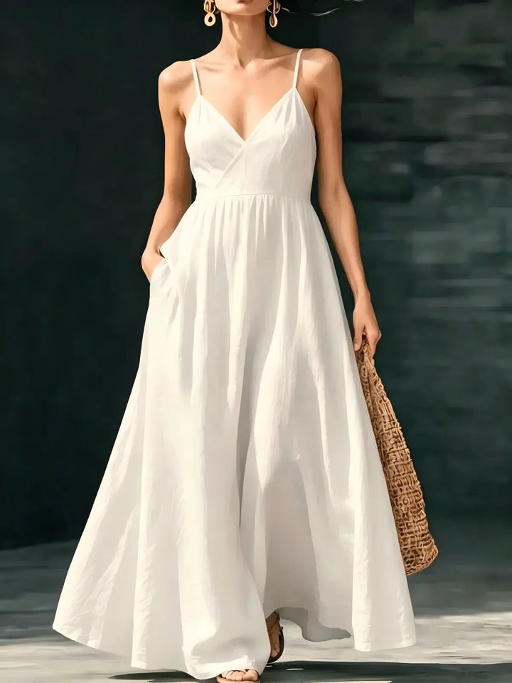 Vacation-Style Spaghetti-Strap Dress