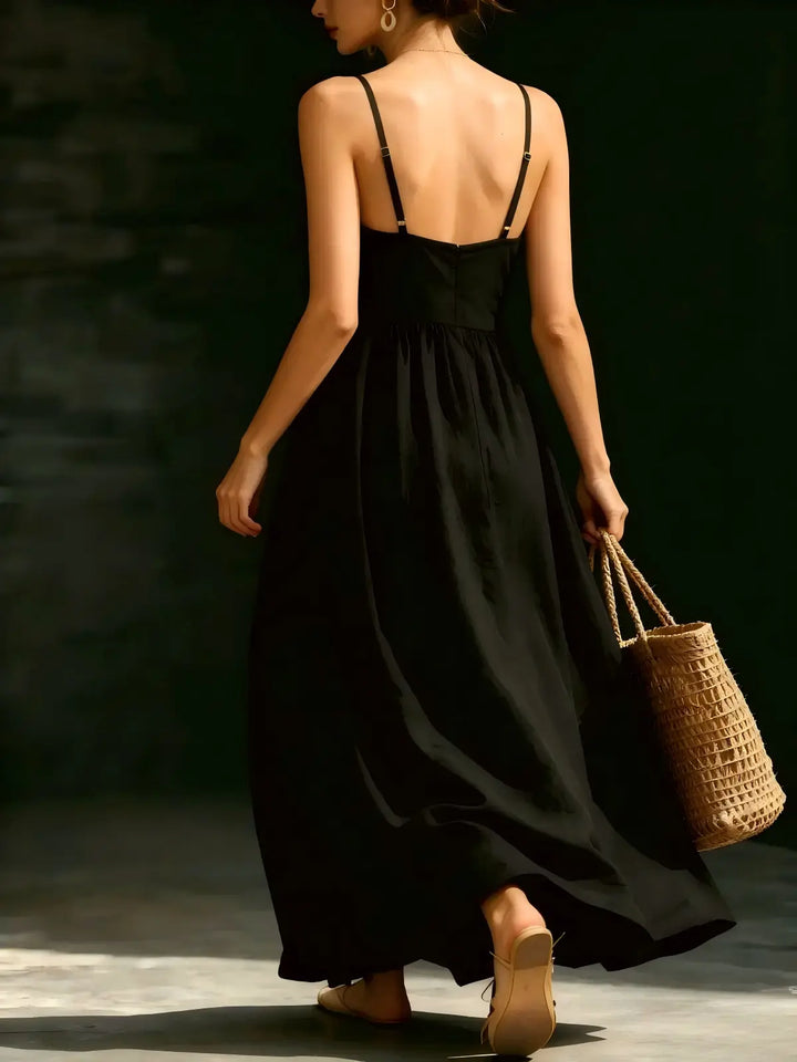 Vacation-Style Spaghetti-Strap Dress