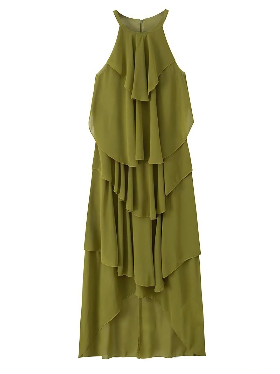 Off-the-Shoulder Layered Tiered Dress