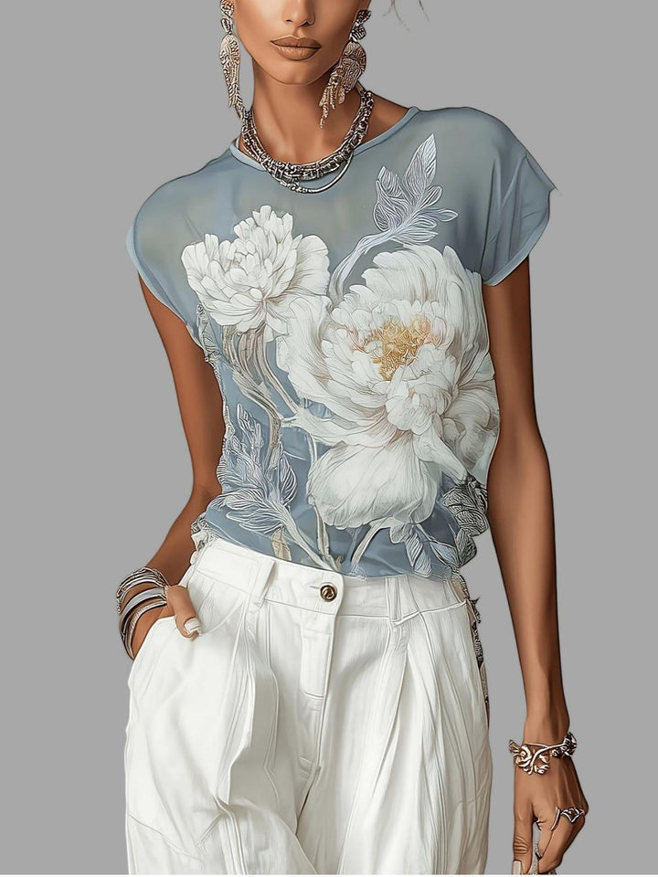 Positioned-Print Top
