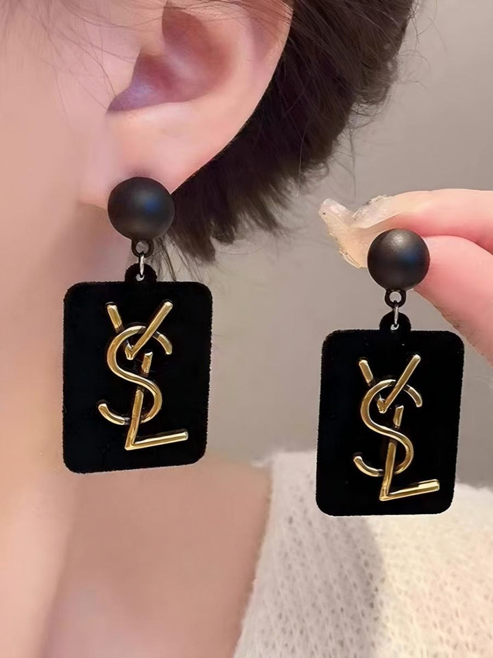 Square Geometric Temperament Earring