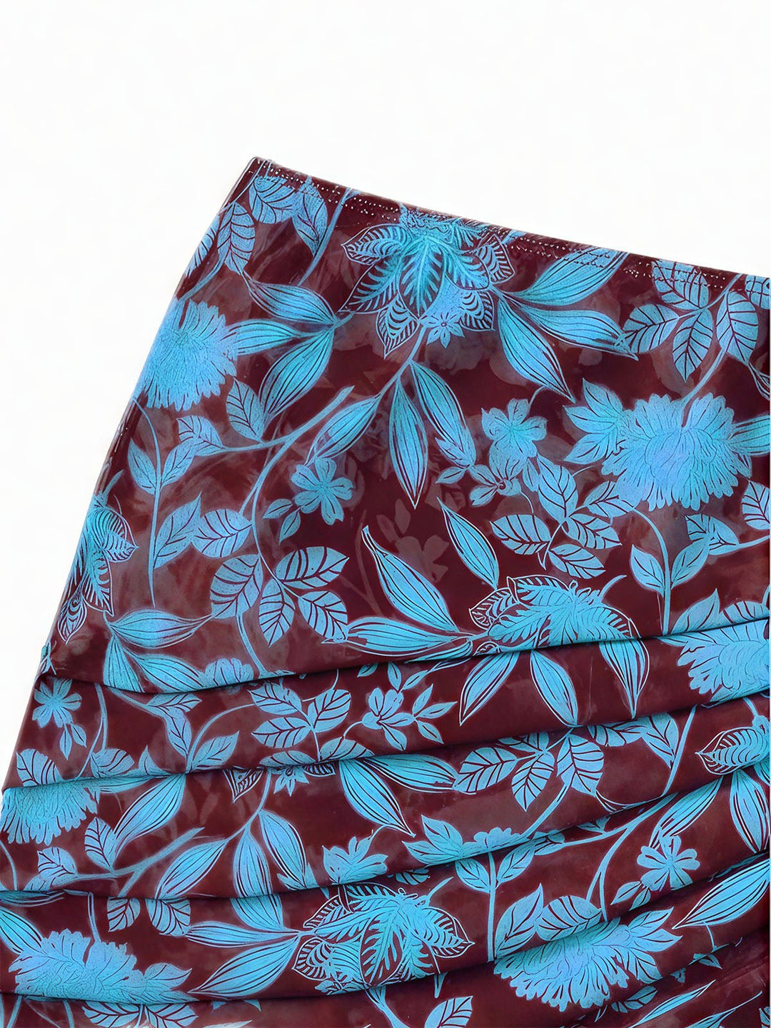 Allover Print Thong Bikini Swimsuit