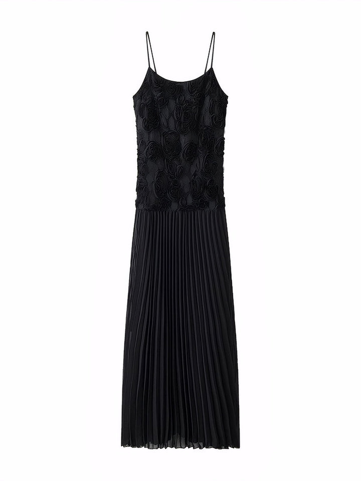 Applique Embroidered Maxi Dress