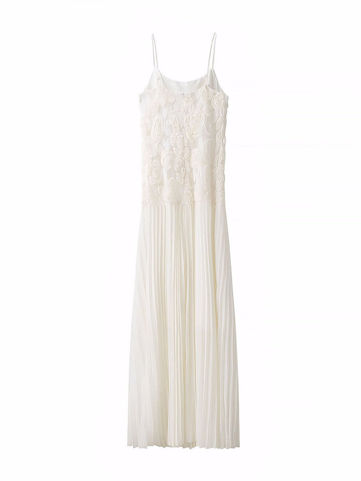 Applique Embroidered Maxi Dress
