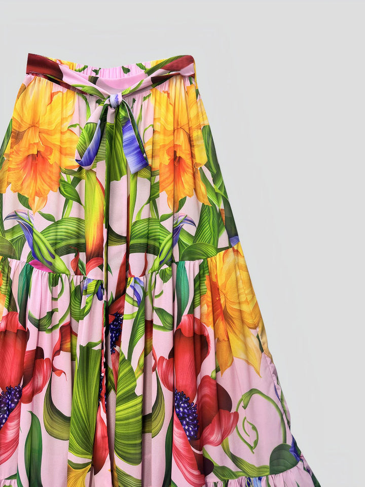 Beach Style Wear Maxi Skirt