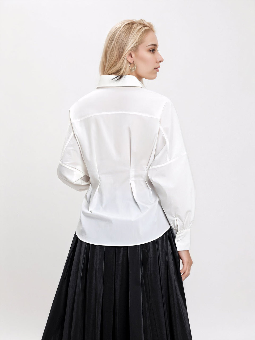 Belt Buckle Waist Shirt