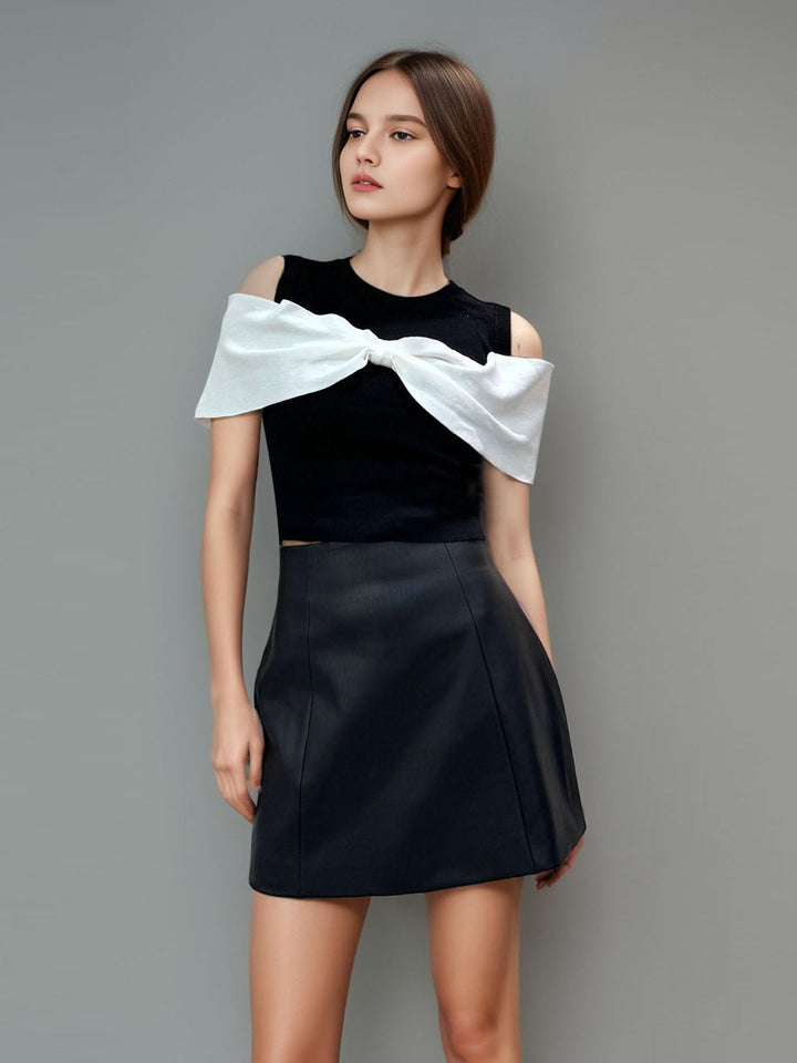 Big Bows Knitted T Shirt