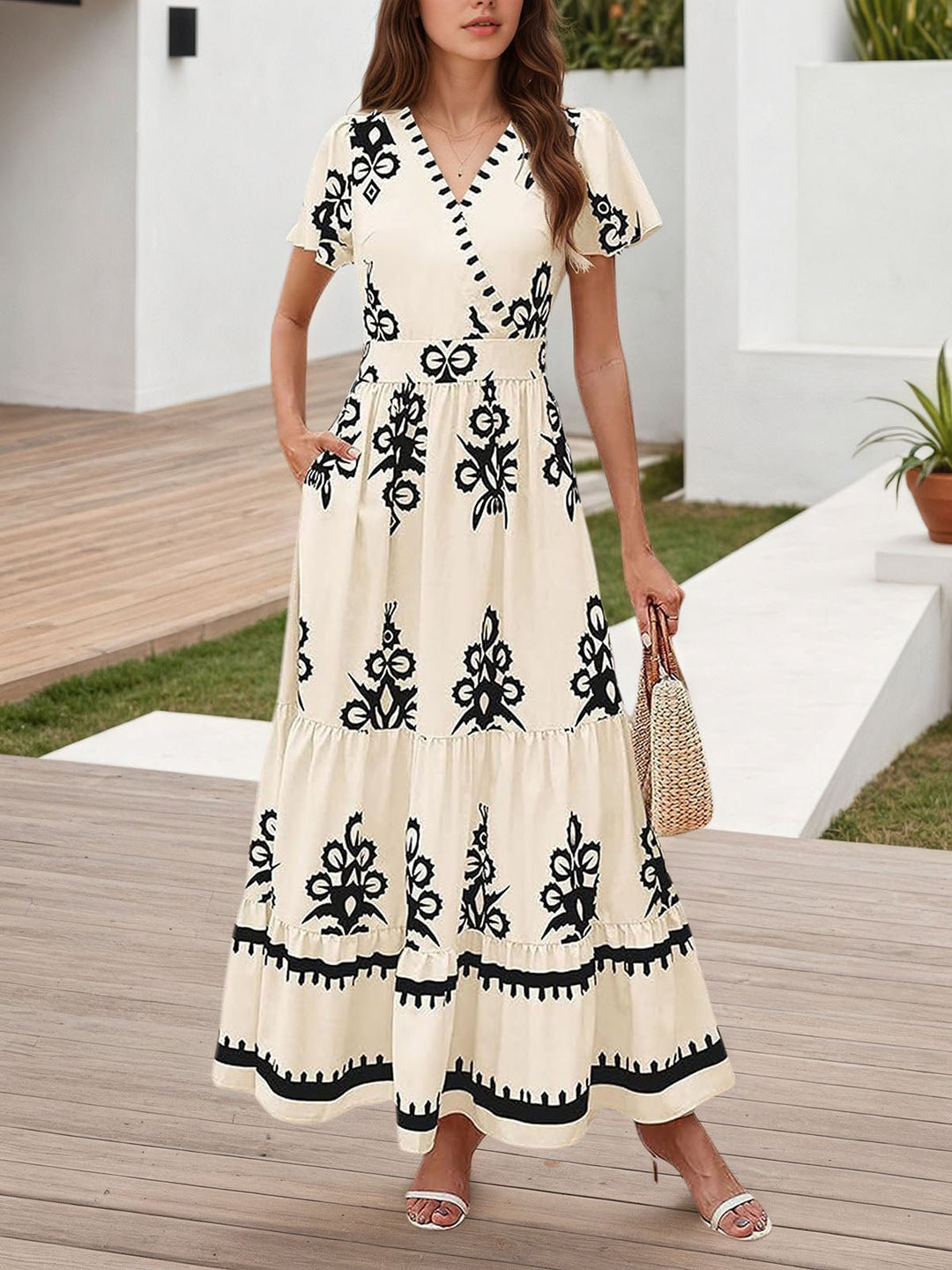 Bohemian V-neck Maxi dress