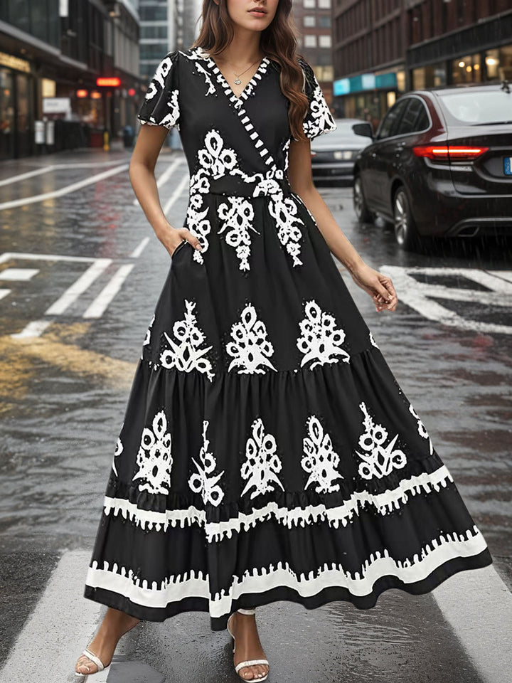 Bohemian V-neck Maxi dress