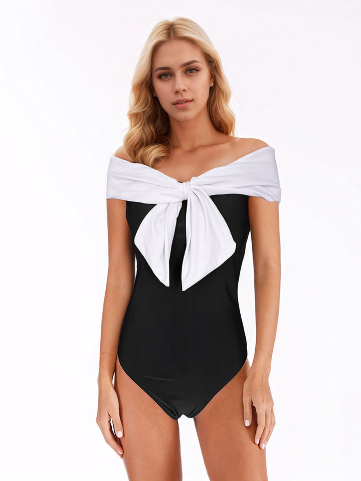 Bow Tie One Piece Swimsuit